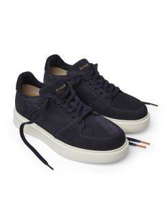 Barracuda Sneakers Cassetta Vaschetta Nabuk Blu Notte