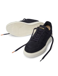 Barracuda Sneakers Cassetta Vaschetta Nabuk Blu Notte