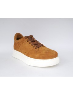 Barracuda Sneakers Cassetta Doppia Vaschetta Nabuk Brandy