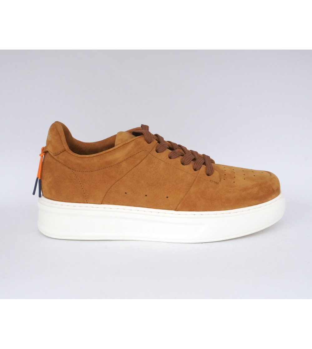 Barracuda Sneakers Cassetta Doppia Vaschetta Nabuk Brandy
