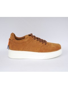 Barracuda Sneakers Cassetta Doppia Vaschetta Nabuk Brandy