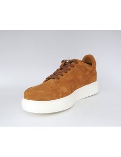 Barracuda Sneakers Cassetta Doppia Vaschetta Nabuk Brandy