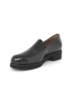 Confort Mocassino Tacco Medio Vaschetta Leggera Nero