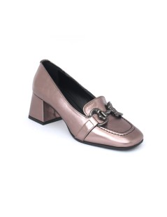 Le Gazzelle Mocassino Tacco Medio Morsetto Metal Peltro