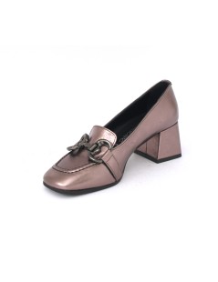 Le Gazzelle Mocassino Tacco Medio Morsetto Metal Peltro