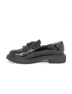 F.lli Tomasi Mocassino Slipon Frangia Plantare Naplak Nero