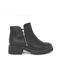 F.lli Tomasi Tronchetto Medio 2 Zip Extra Light Nappa Nero