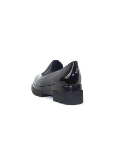 Cinzia Soft Mocassino Slipon Zeppa Media Perline Naplak Nero