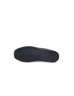 Cinzia Soft Slipon Mocassino Doppia Zip Agile Nero