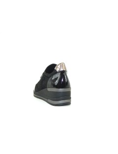 Cinzia Soft Slipon Mocassino Doppia Zip Agile Nero