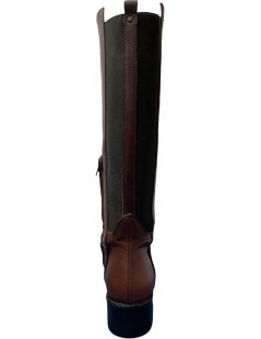 Cinzia Soft Stivale Cavallerizza Polpaccio Elastico Marrone