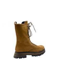 Civico14 Anfibio Medio Carro Armato Alto Inserto Zip Cuoio