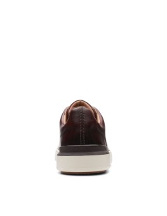 Clarks Sneakers Uomo CourtLite Fondo Bianco Liscio Cuoio