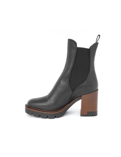 Lorenzo Mari  Tronchetto Tacco Alto Carro Beat Nero