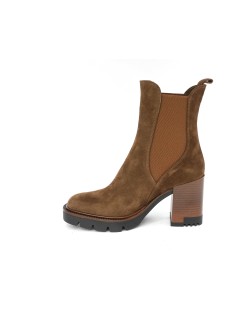 Lorenzo Mari Tronchetto Tacco Alto Plateau Camoscio Cubano