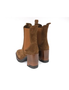 Lorenzo Mari Tronchetto Tacco Alto Plateau Camoscio Cubano