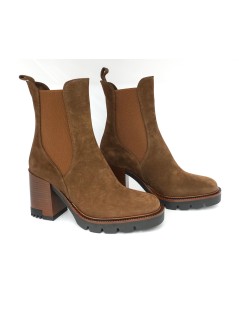 Lorenzo Mari Tronchetto Tacco Alto Plateau Camoscio Cubano