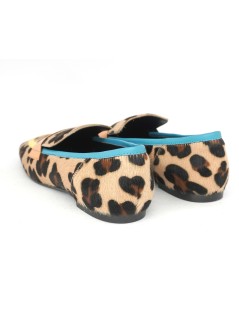 Hego's Mocassino Animalier Morsetto Colorato Leopard