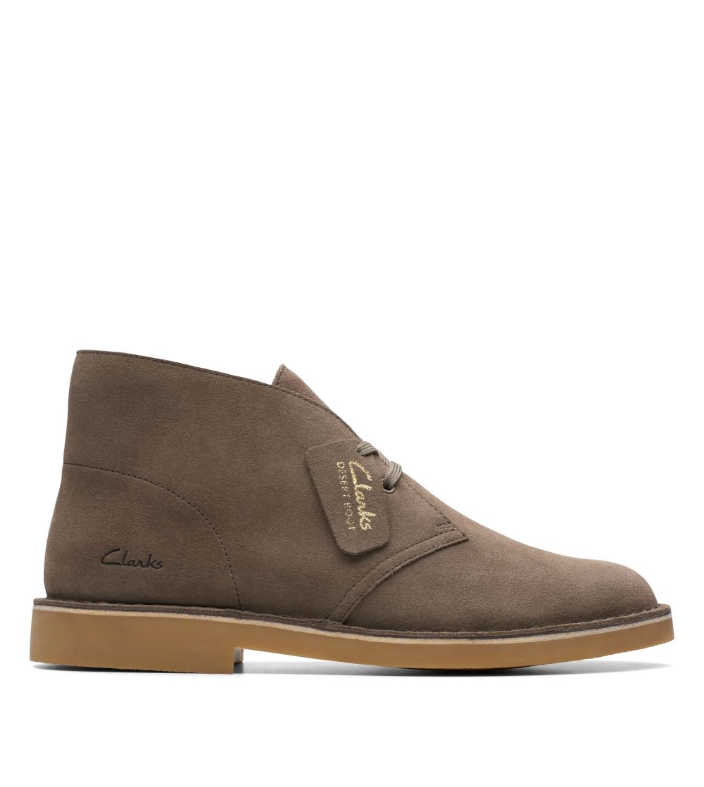 Clarks Polacchine Uomo Desert Boot 2 Camoscio Stone