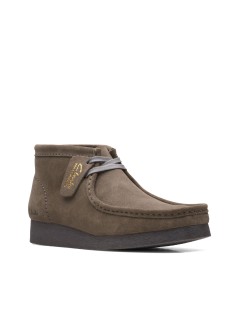 Clarks Polacchine Uomo Wallabee Camoscio Stone