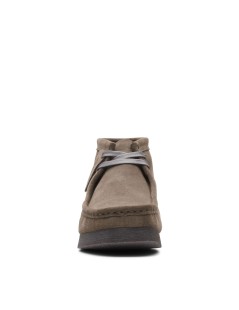 Clarks Polacchine Uomo Wallabee Camoscio Stone