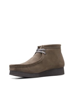 Clarks Polacchine Uomo Wallabee Camoscio Stone