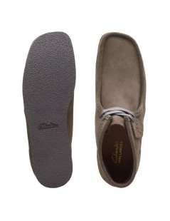 Clarks Polacchine Uomo Wallabee Camoscio Stone