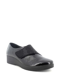 Enval Soft Slipon Velcro Strass Nero