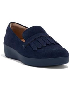 Fit Flop Mocassino Slipon Frangia Navy