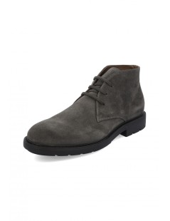 Nero Giardini Polacchine Uomo Camosio Liscio Grigio