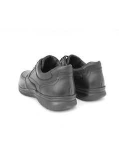 Valleverde Stringata Uomo Comfort Memory Pelle Nero