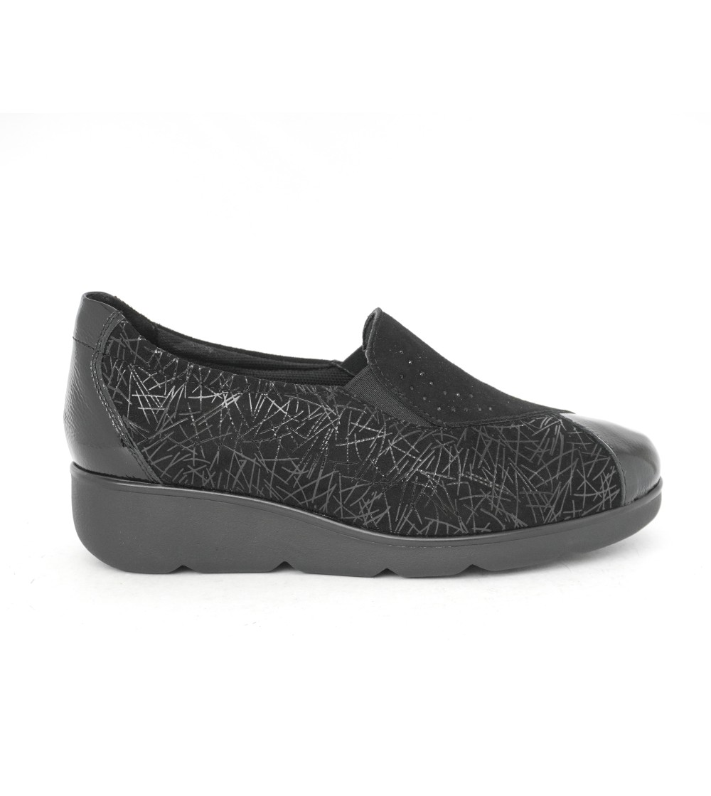 Susimoda Mocassino Classic Extra Comodo Camoscio Nero