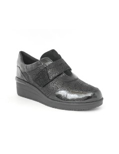Susimoda Sneakers Comfort Agile Velcro Strass Nero