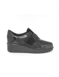 Susimoda Sneakers Comfort Agile Velcro Strass Nero